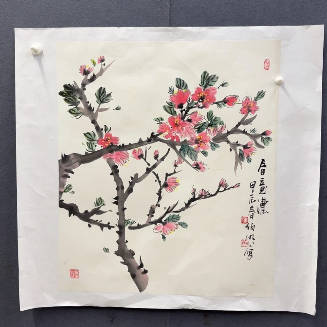 美***彩国画卡纸的制作方法是将