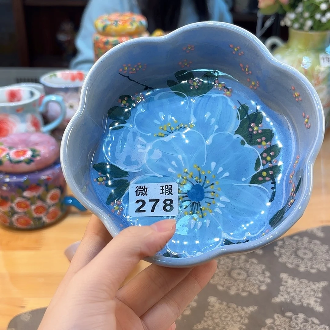 景德镇手绘高温釉下彩陶瓷茶具