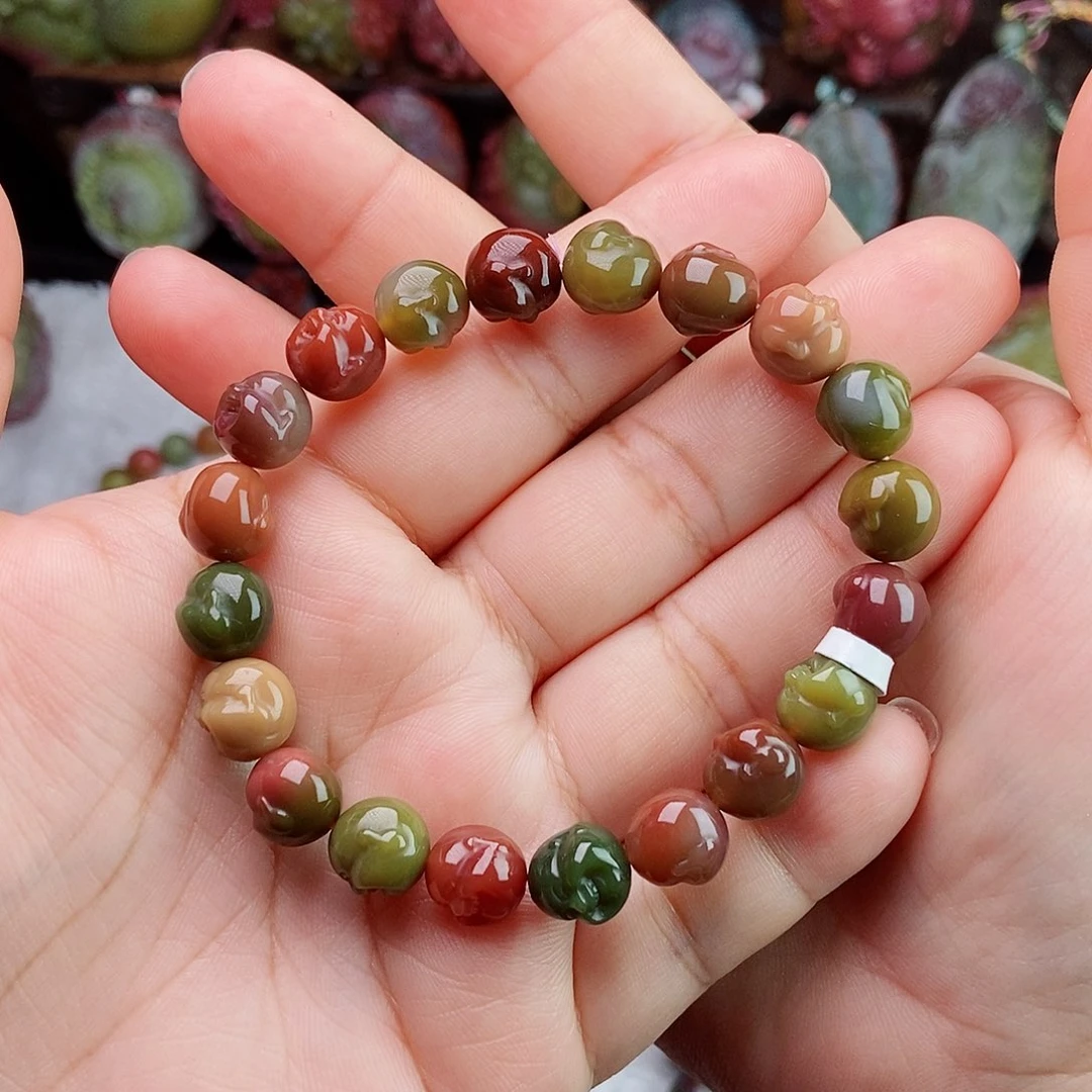 未镶嵌石英质玉（盐源）珠宝半成品