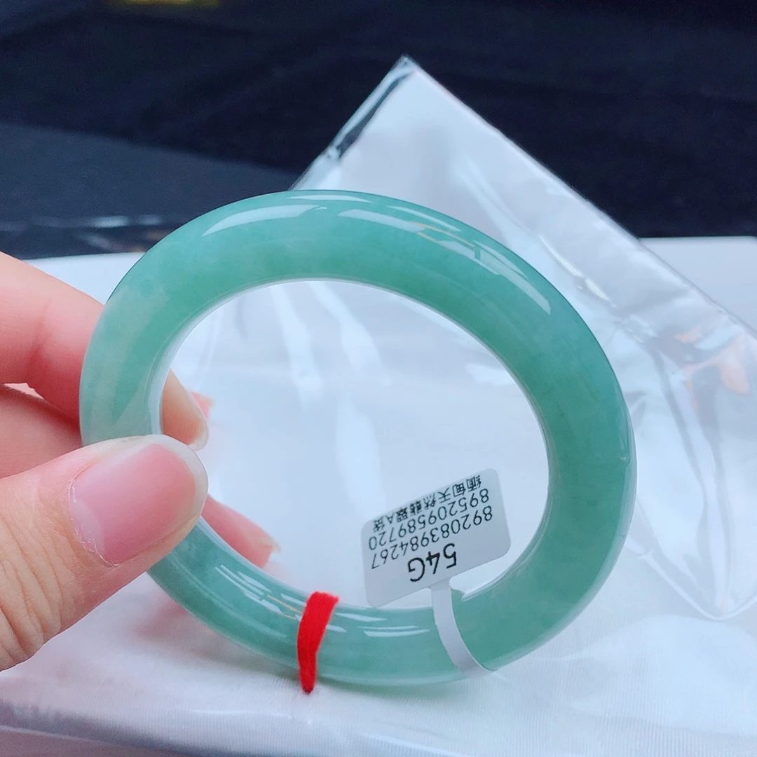 翡翠手镯未镶嵌天然缅甸翡翠A货手镯