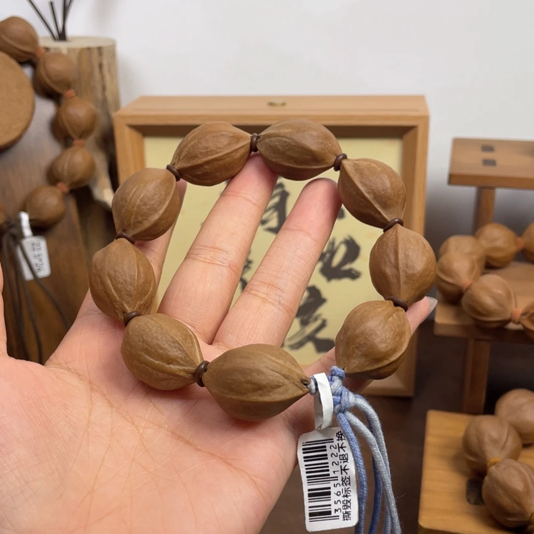 薯***王橄榄核手串/手链20*29梅林铁核