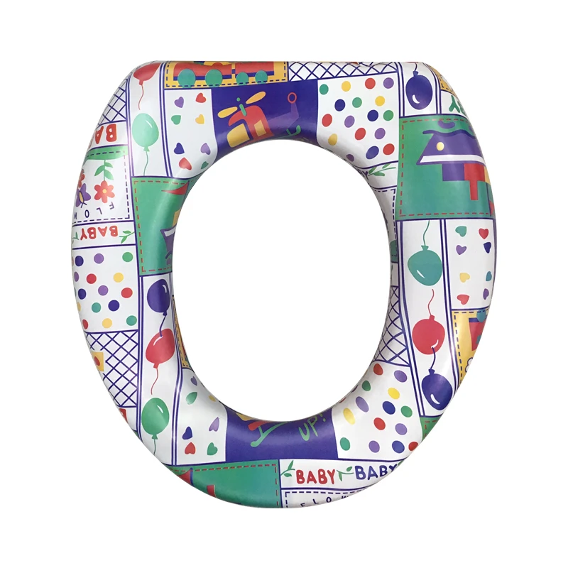 动动手卡通图案宝宝马桶坐垫圈通用坐便垫儿童专用如厕座便器软垫