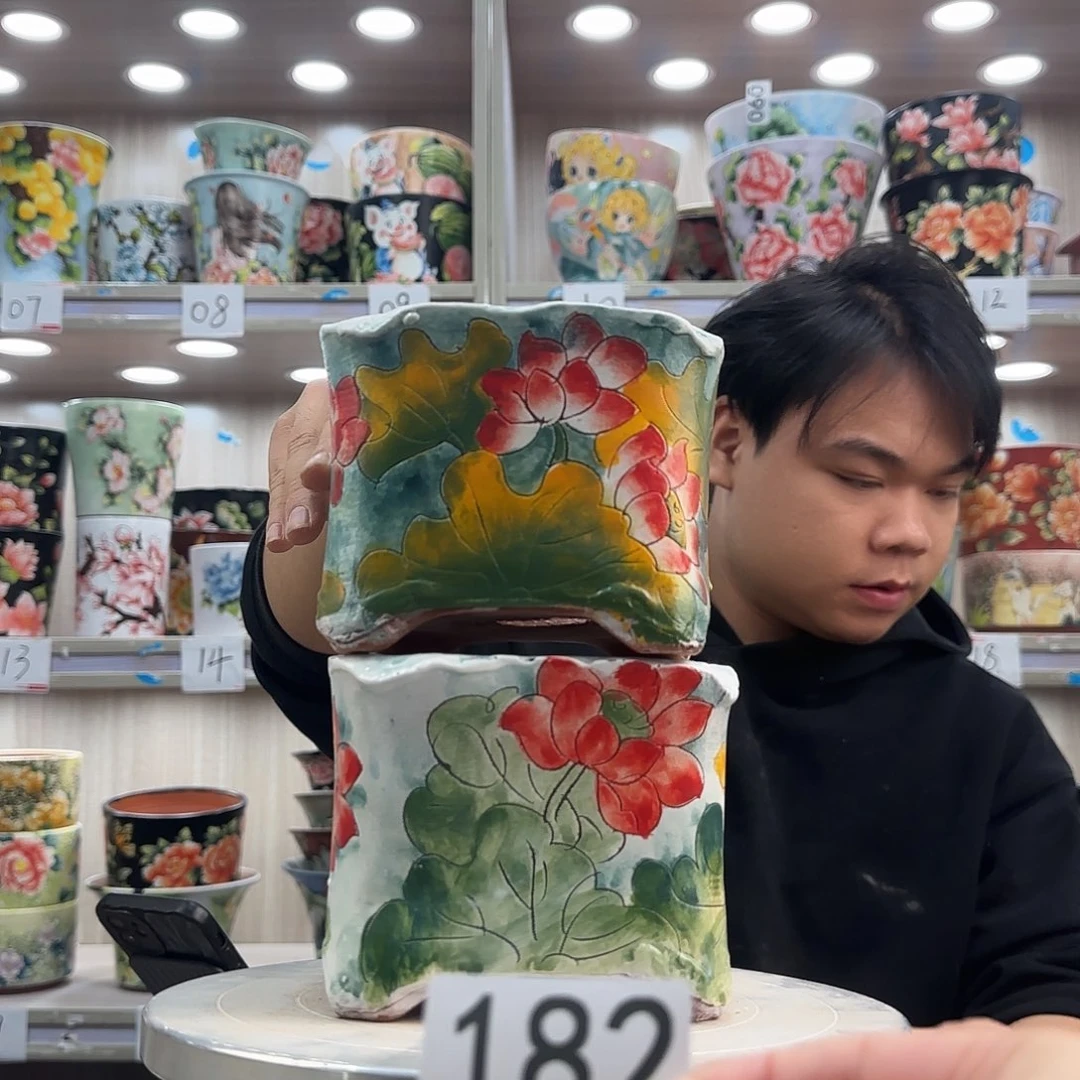 紫砂花盆瑕疵瑕疵182