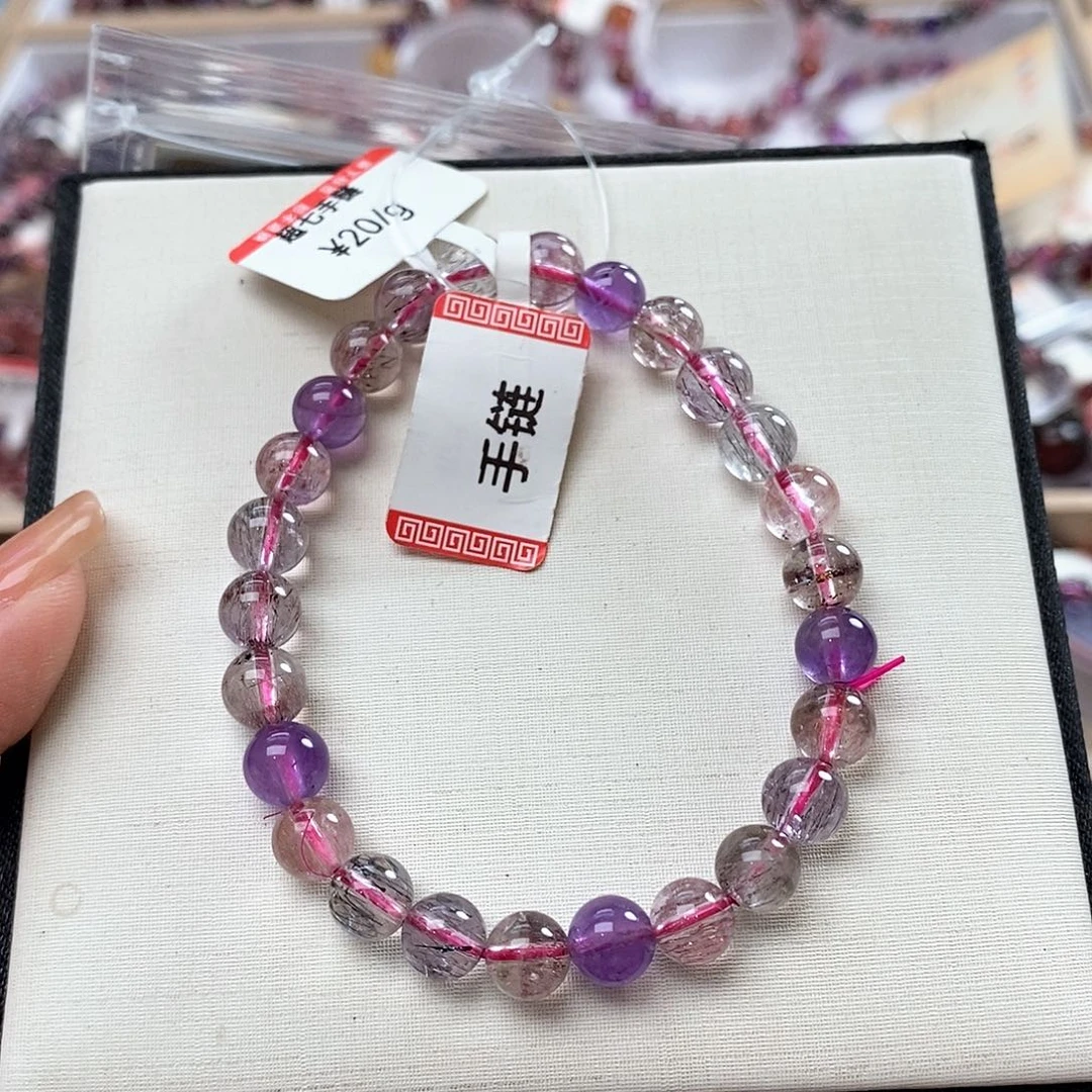 水晶手串未镶嵌T130卡七超七