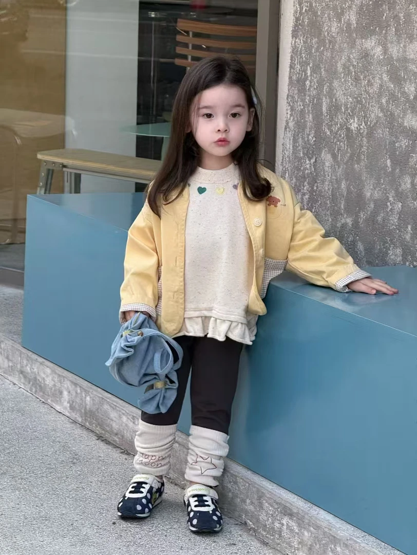 女童秋季显白外套休闲百搭长袖