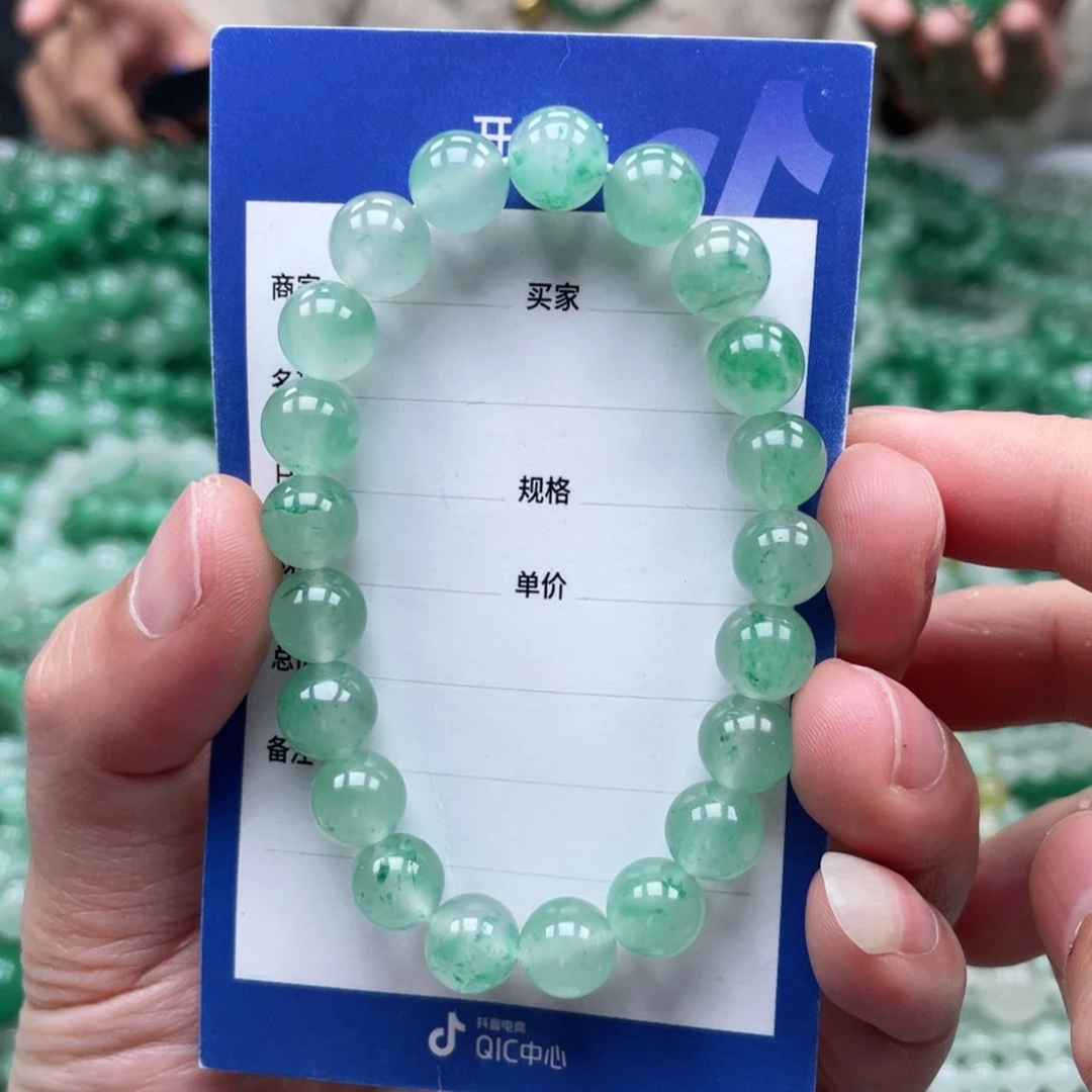 未镶嵌手串石英质玉（非洲翠）