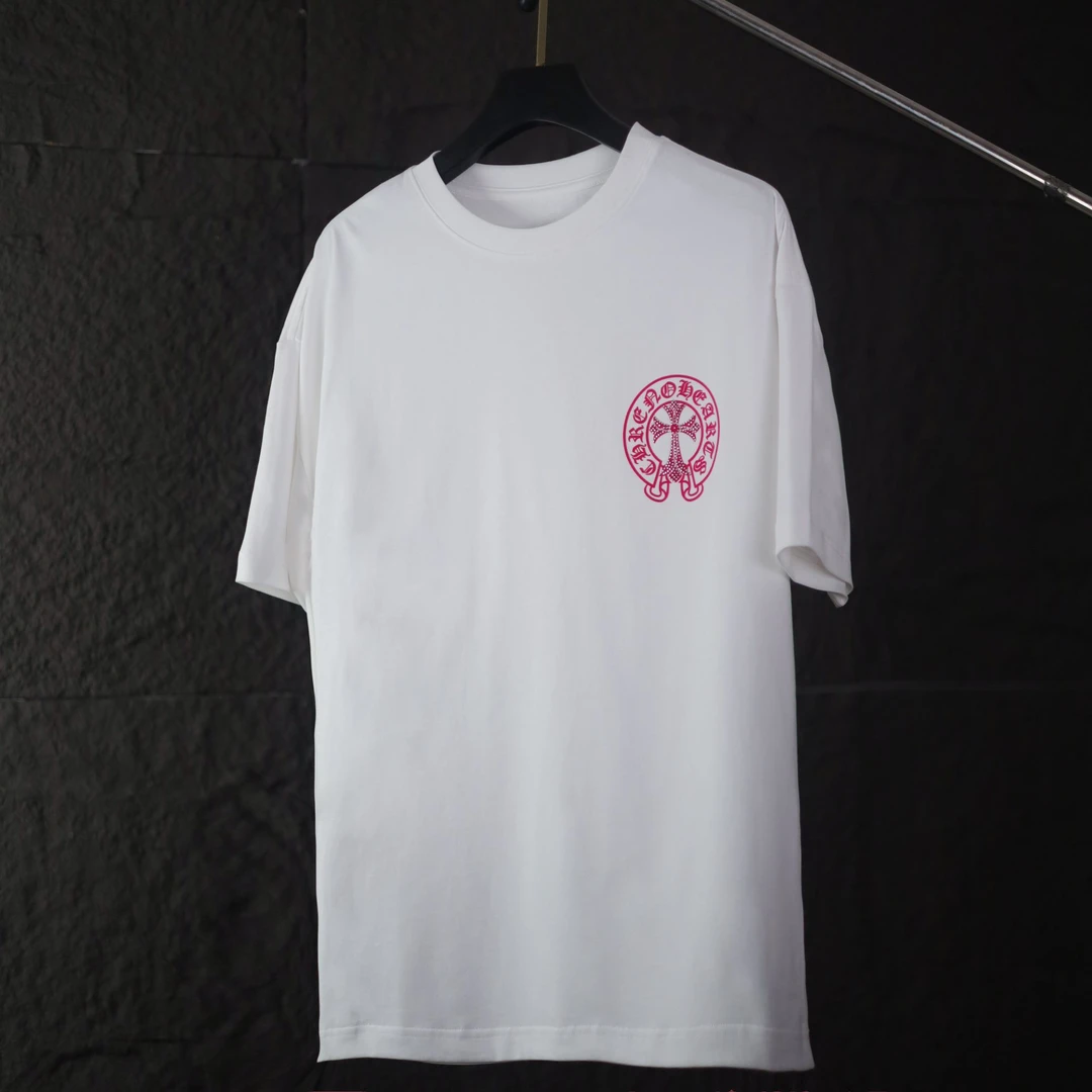 （现货）25年新款情侣复古ins印花宽松重磅高街通用圆领美式短袖T恤