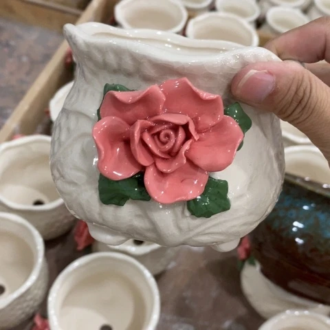 白色捏花31313313133131