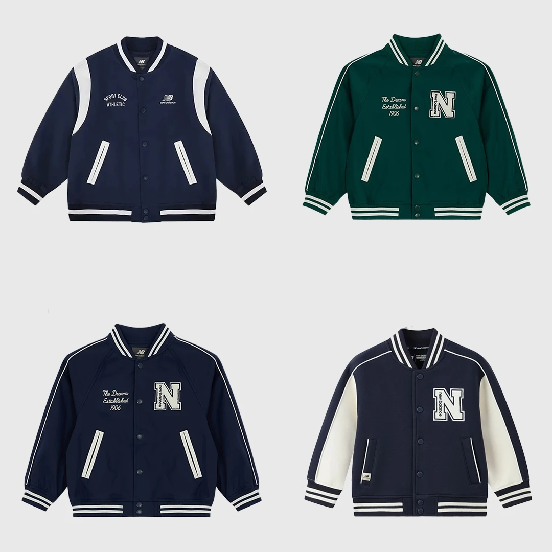 NEW BALANCE1号【断码特惠】童装男女儿童秋季时尚潮酷棒球服合集
