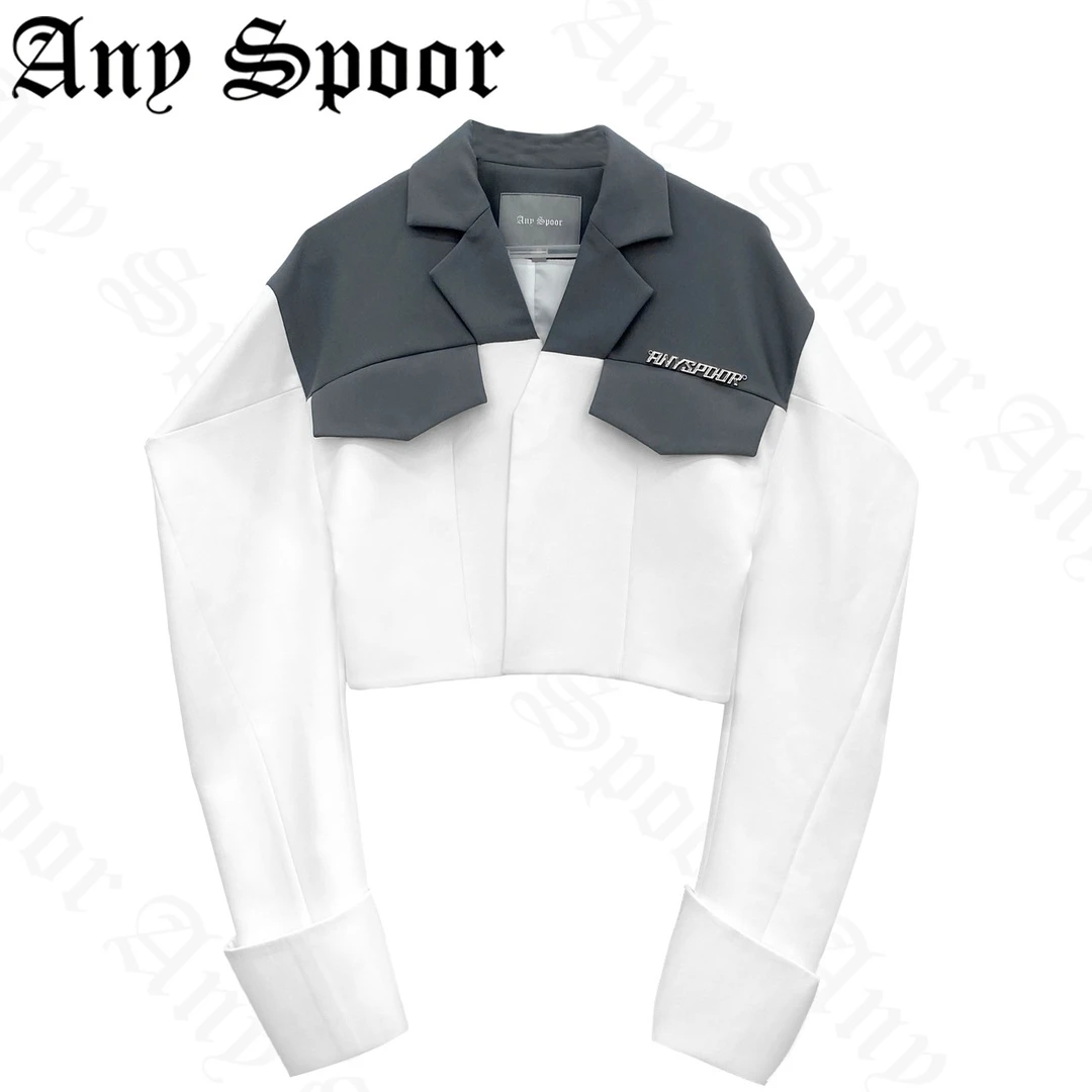【ANY SPOOR】春季新款短款设计感休闲西装时尚13A39