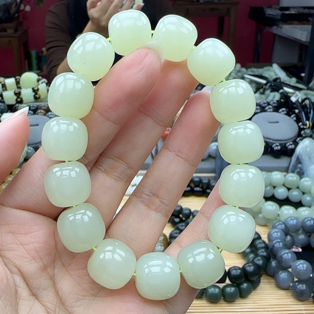 和田玉手链未镶嵌