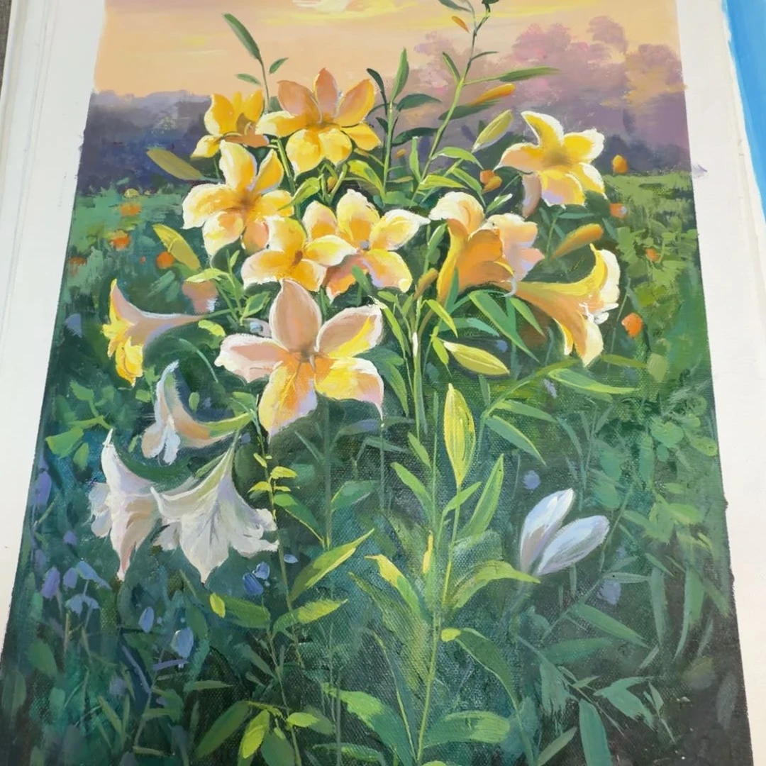 油画加油加油努力加油努力