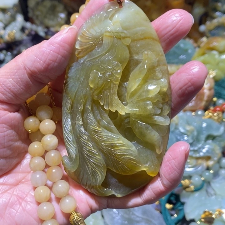 岫玉岫玉吊坠未镶嵌