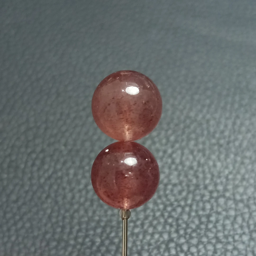 天然草莓晶单珠 多样性发其一
