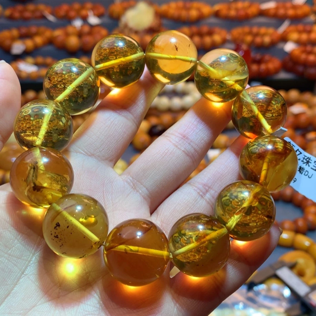 【闪购商品】未镶嵌琥珀手串等*中琥珀手串