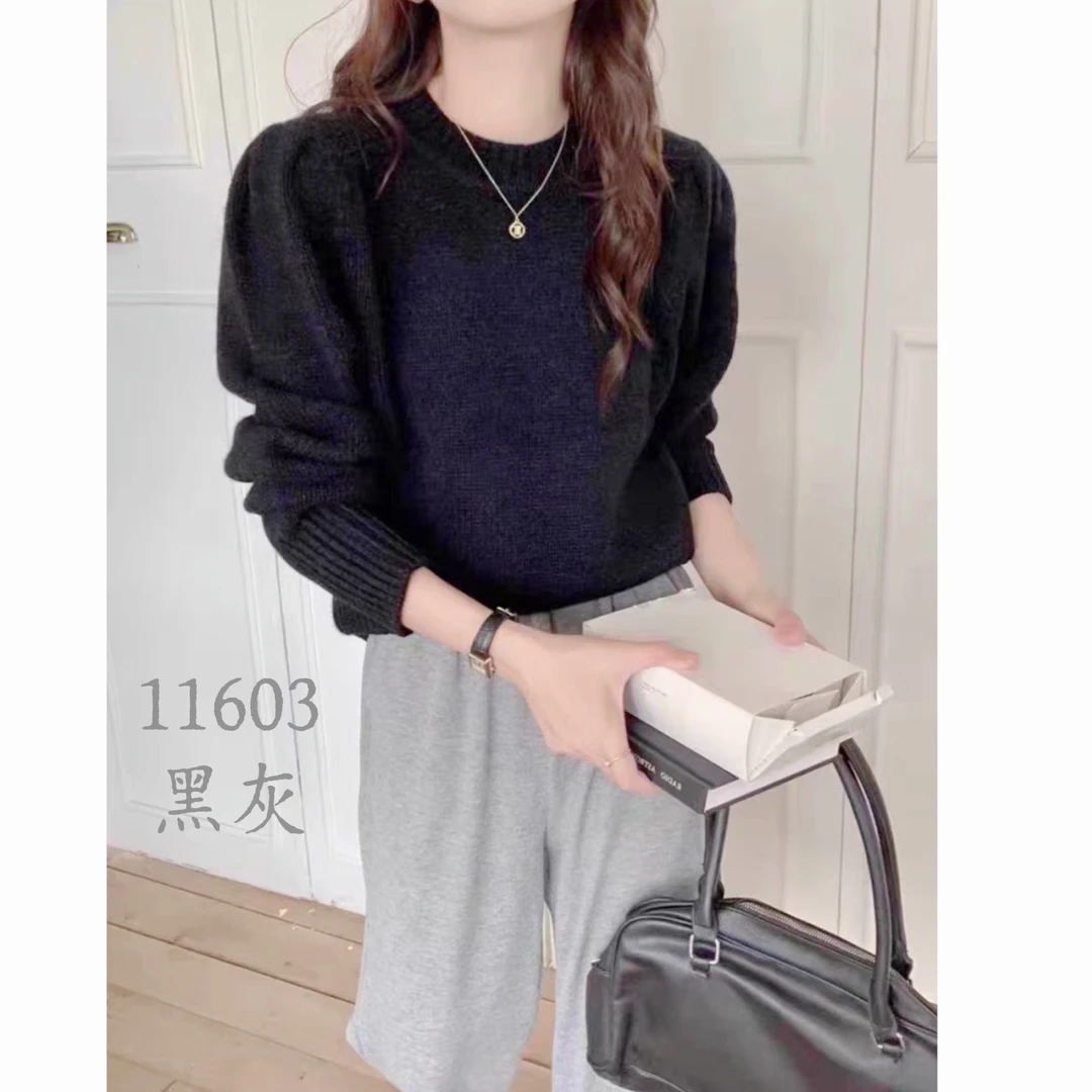 11603（部分无水洗唛，介意慎拍） SANFAN新款针织衫