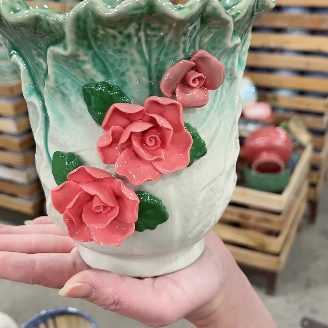 【闪购商品】陶瓷陶瓷多肉植物花盆