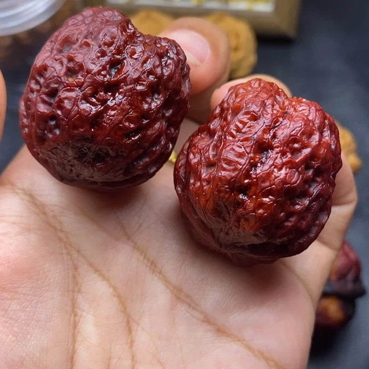 文玩核桃把件40尺肥蟾