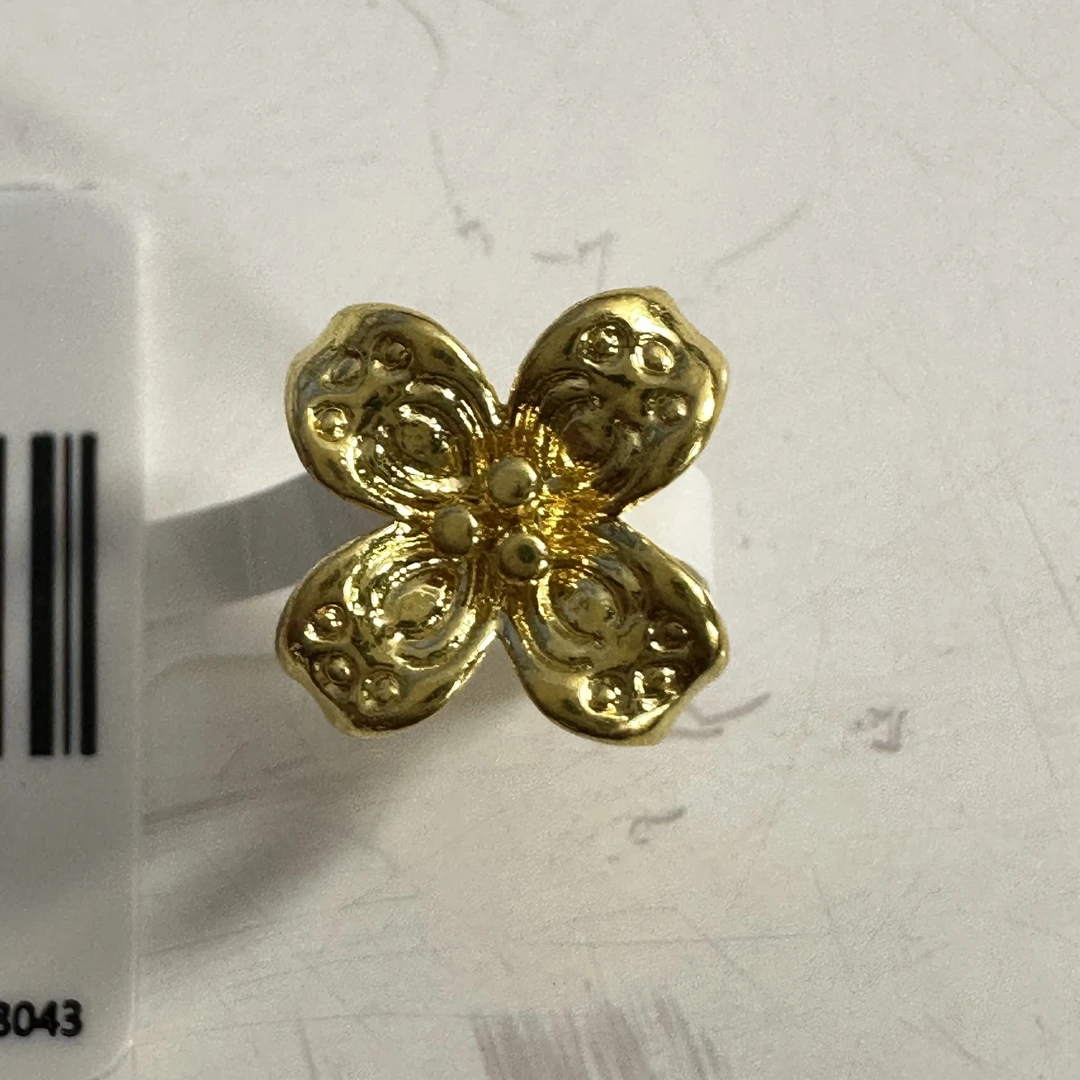 【思思专享】足金999饰品 蝴蝶花配件 0.28 GP