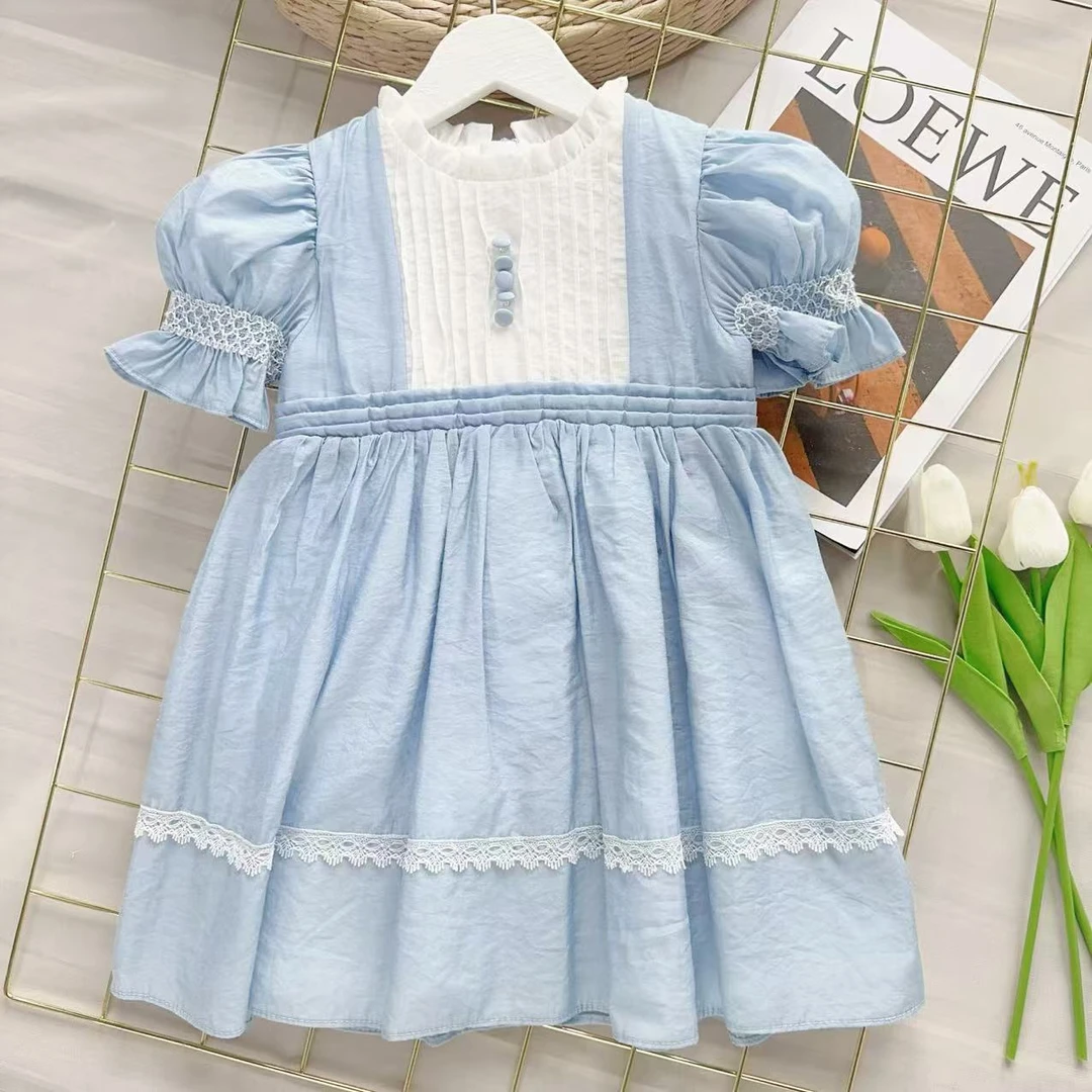 【水月铃音】Z118女童夏季可爱连衣裙时尚宝宝公主裙大摆裙少女风