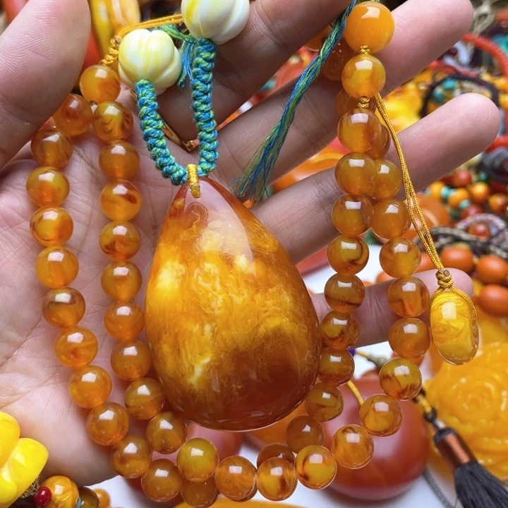 树脂制品55号水滴毛衣链