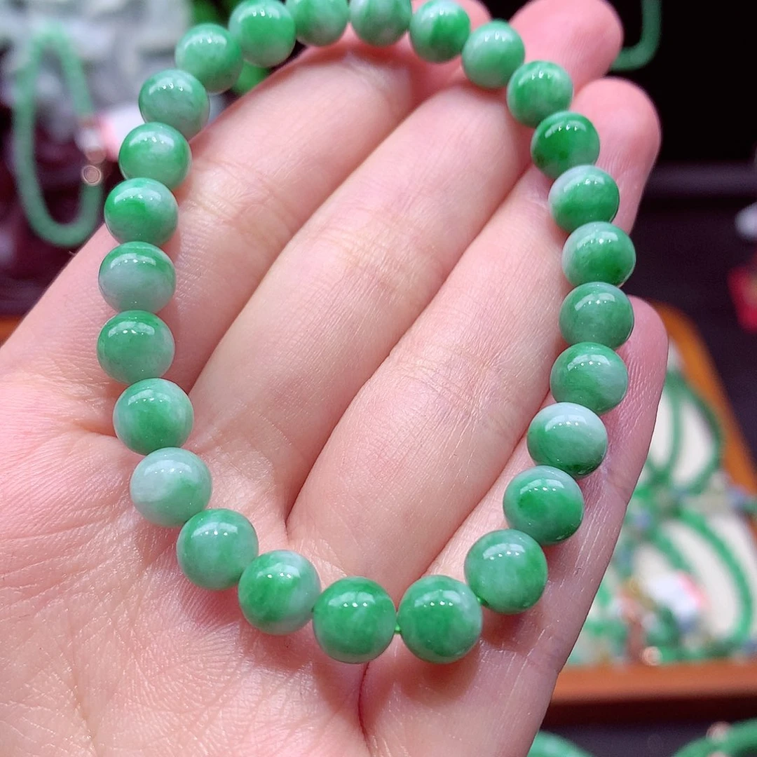 未镶嵌手链翡翠翡翠