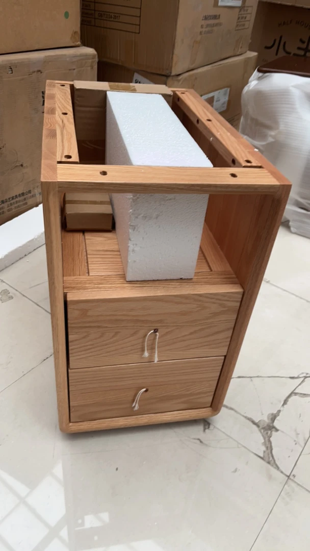 书桌下柜35×54×73红橡瑕疵无售后一号1437