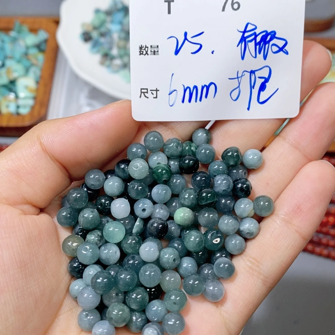 翡翠未镶嵌颈饰T76