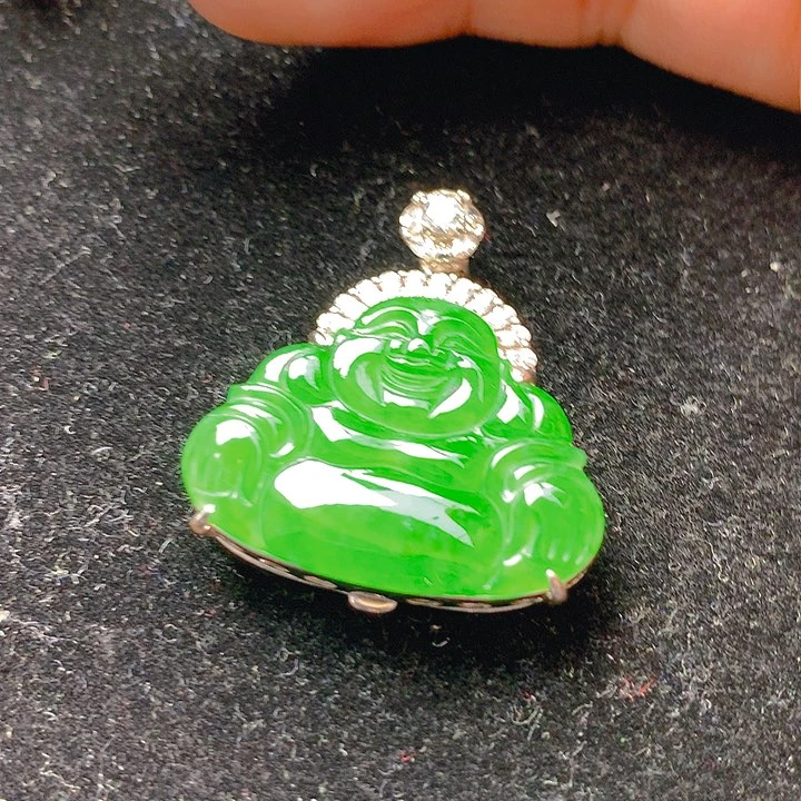 【闪购商品】翡翠银S925镶嵌颈饰翡翠