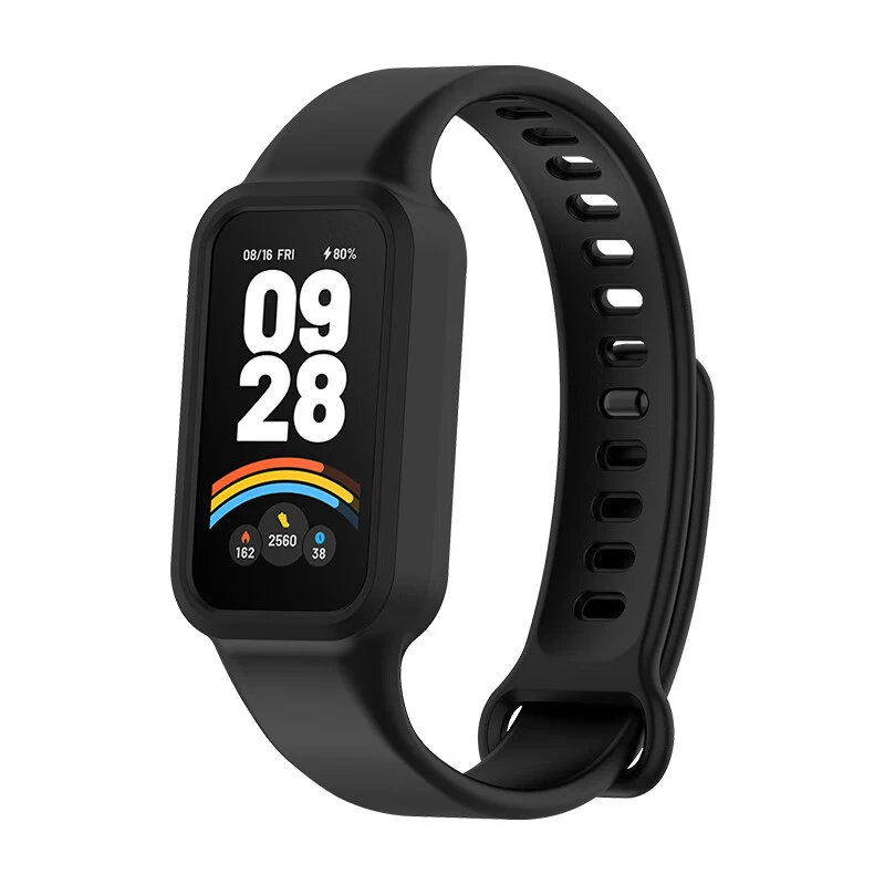 适用红米手环3表带小米redmi3代智能运动手环腕带柔软硅胶配件