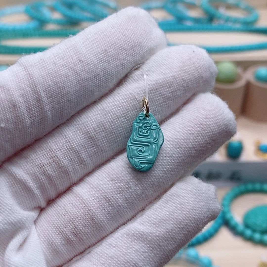 绿松石珠宝奇石未镶嵌