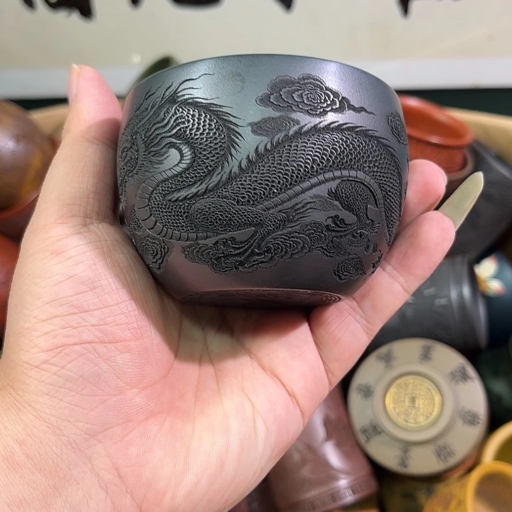 茶杯紫砂全手工紫砂主人杯