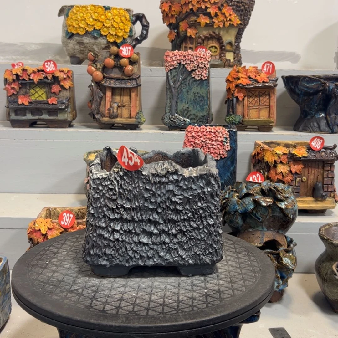 454 号陶然花器手工花盆
