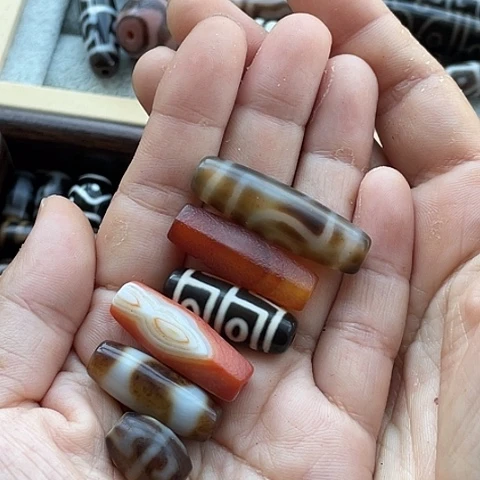 玛瑙/玉髓单珠未镶嵌