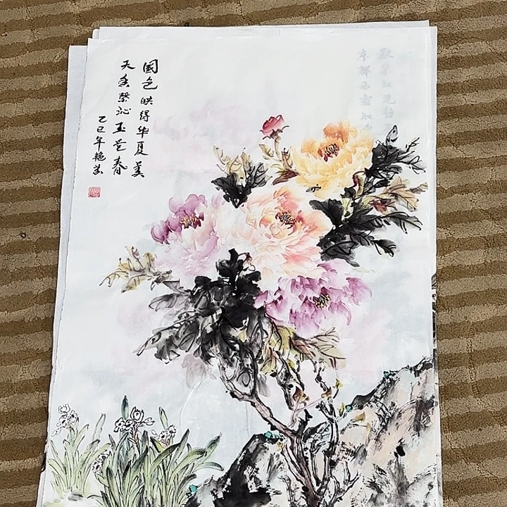国画花鸟等多种鸟类的