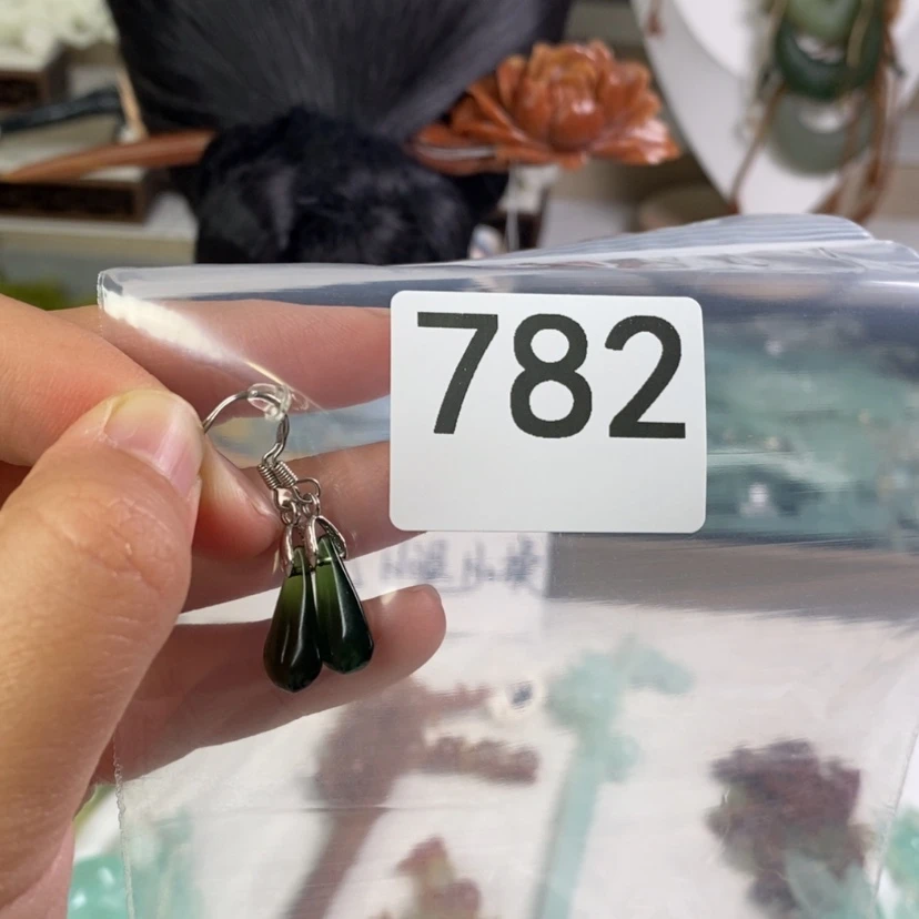 【闪购商品】岫玉发饰未镶嵌铿***?