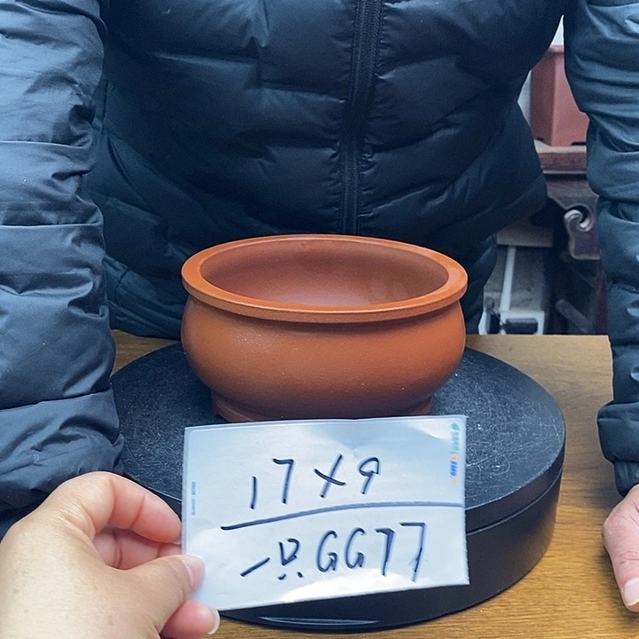 紫砂花盆货号一只GG77