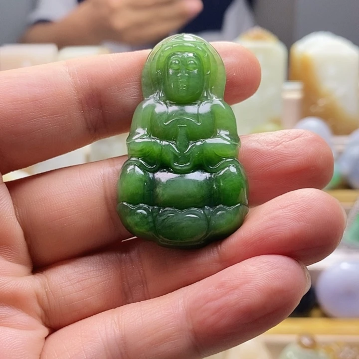 和田玉（碧玉）未镶嵌颈饰