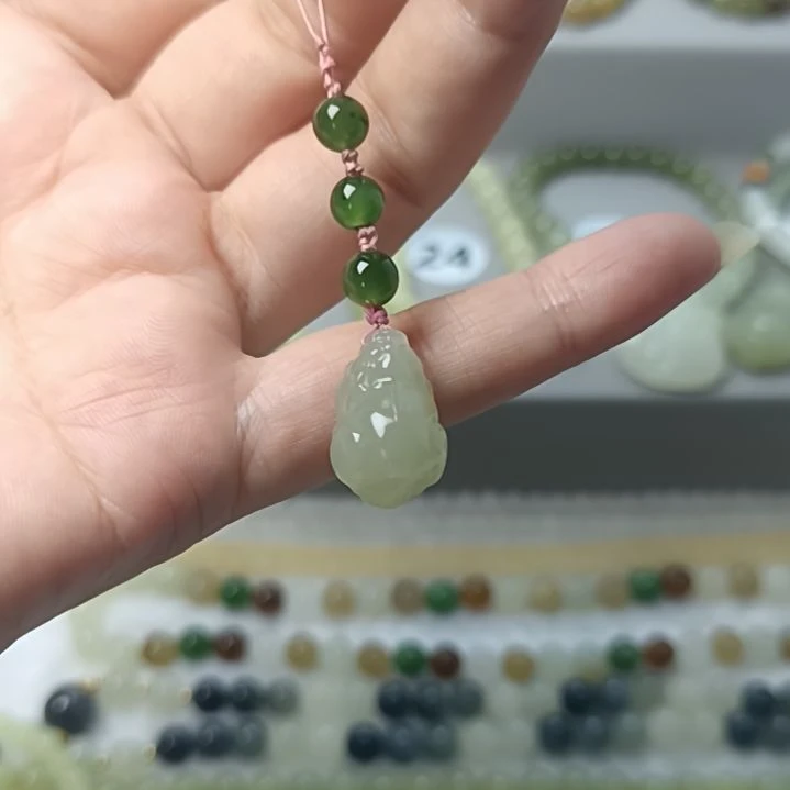手链未镶嵌和田玉（糖玉）