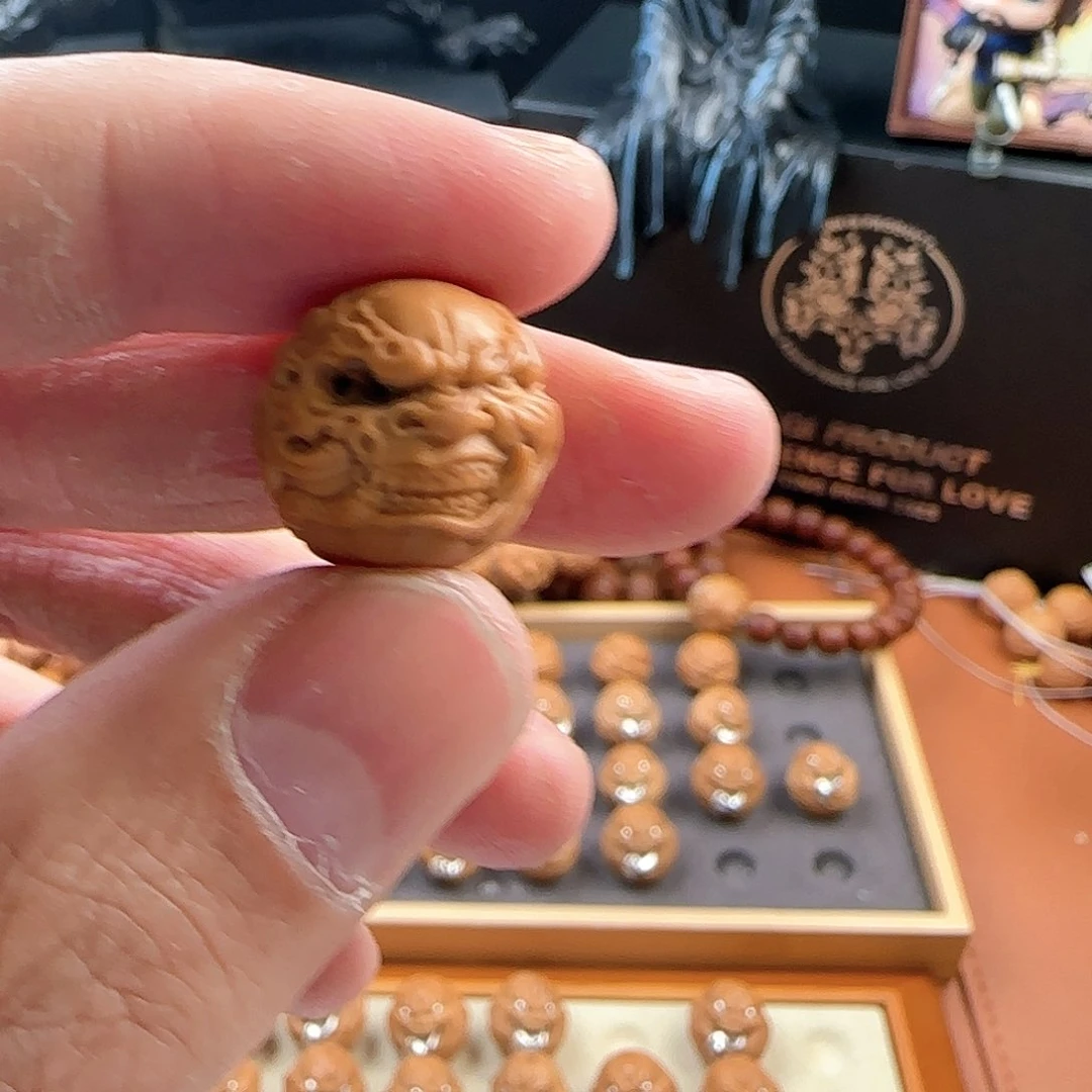 猴头核桃吊坠?****?苏工蛇僧➕小鹿银标