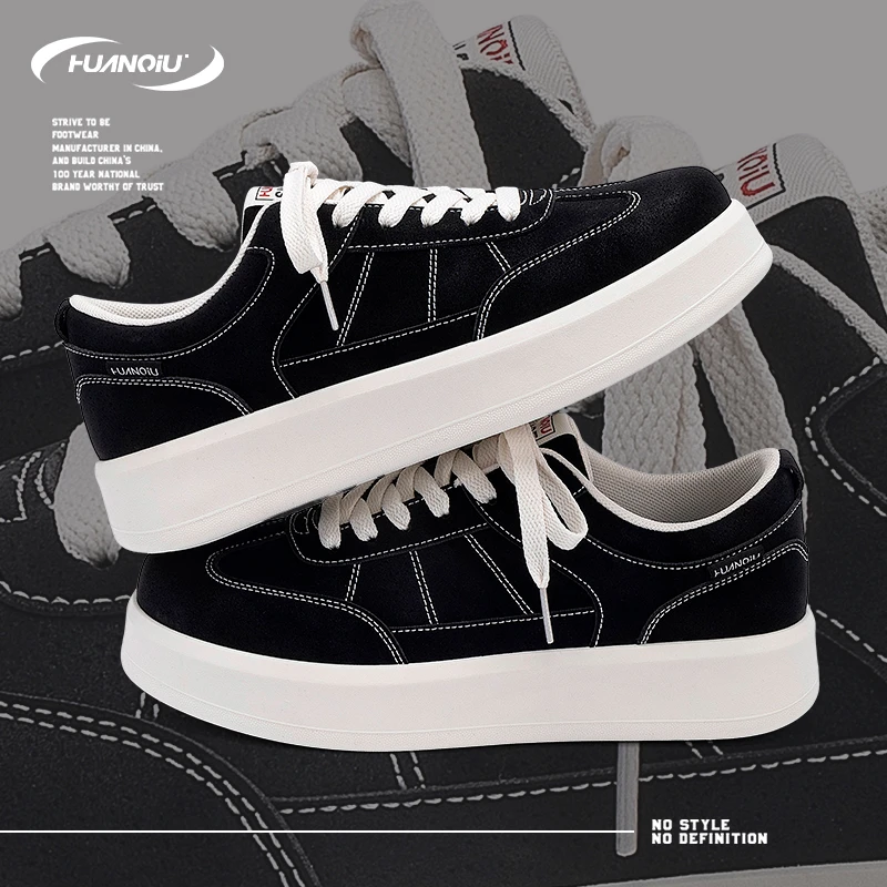 环球复古增高板鞋男2025秋季新款韩版ins百搭休闲学生时尚运动鞋