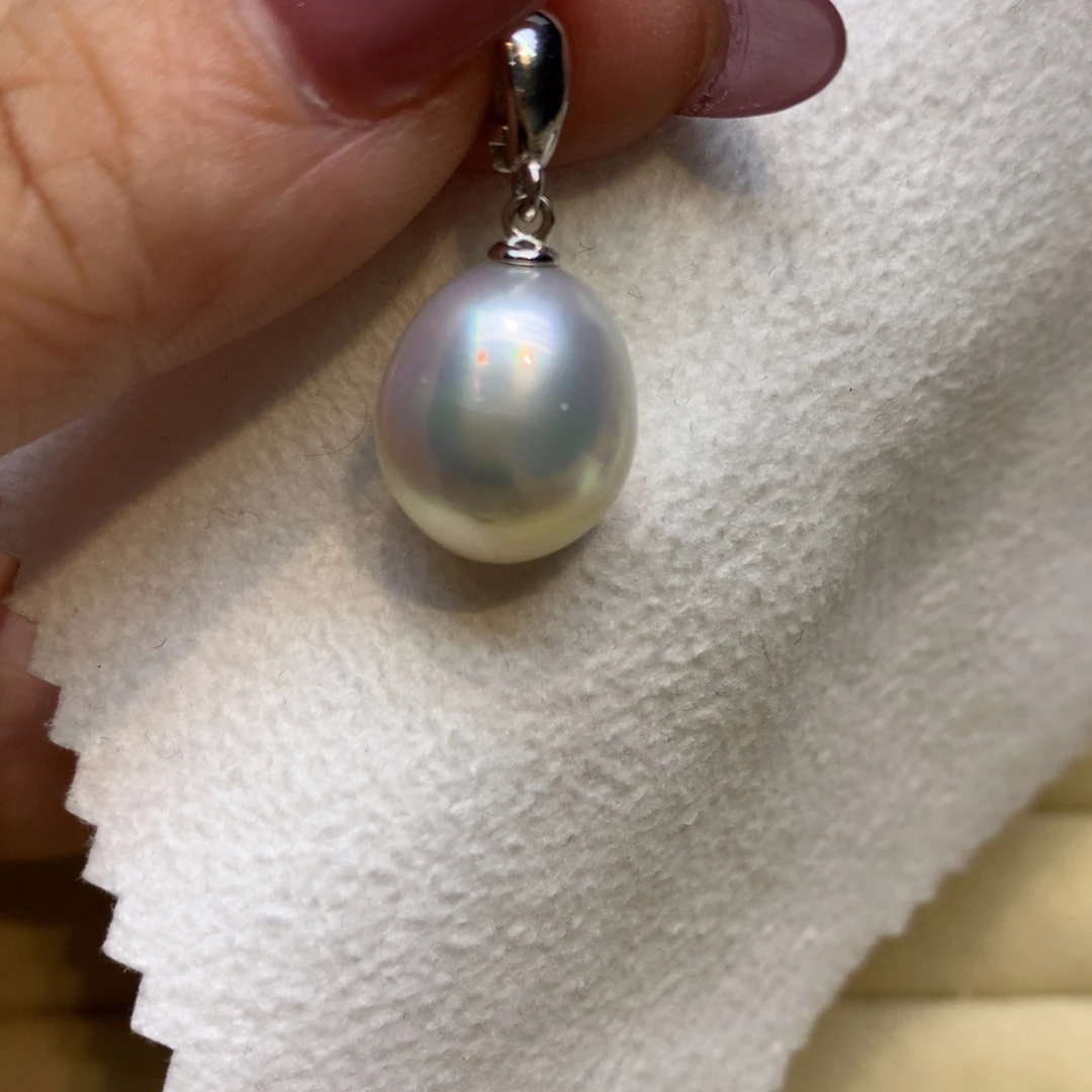 颈饰银S925镶嵌海水珍珠