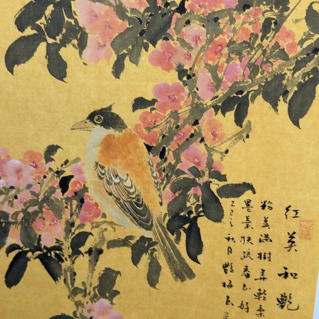 国画纯手绘山水花鸟作品