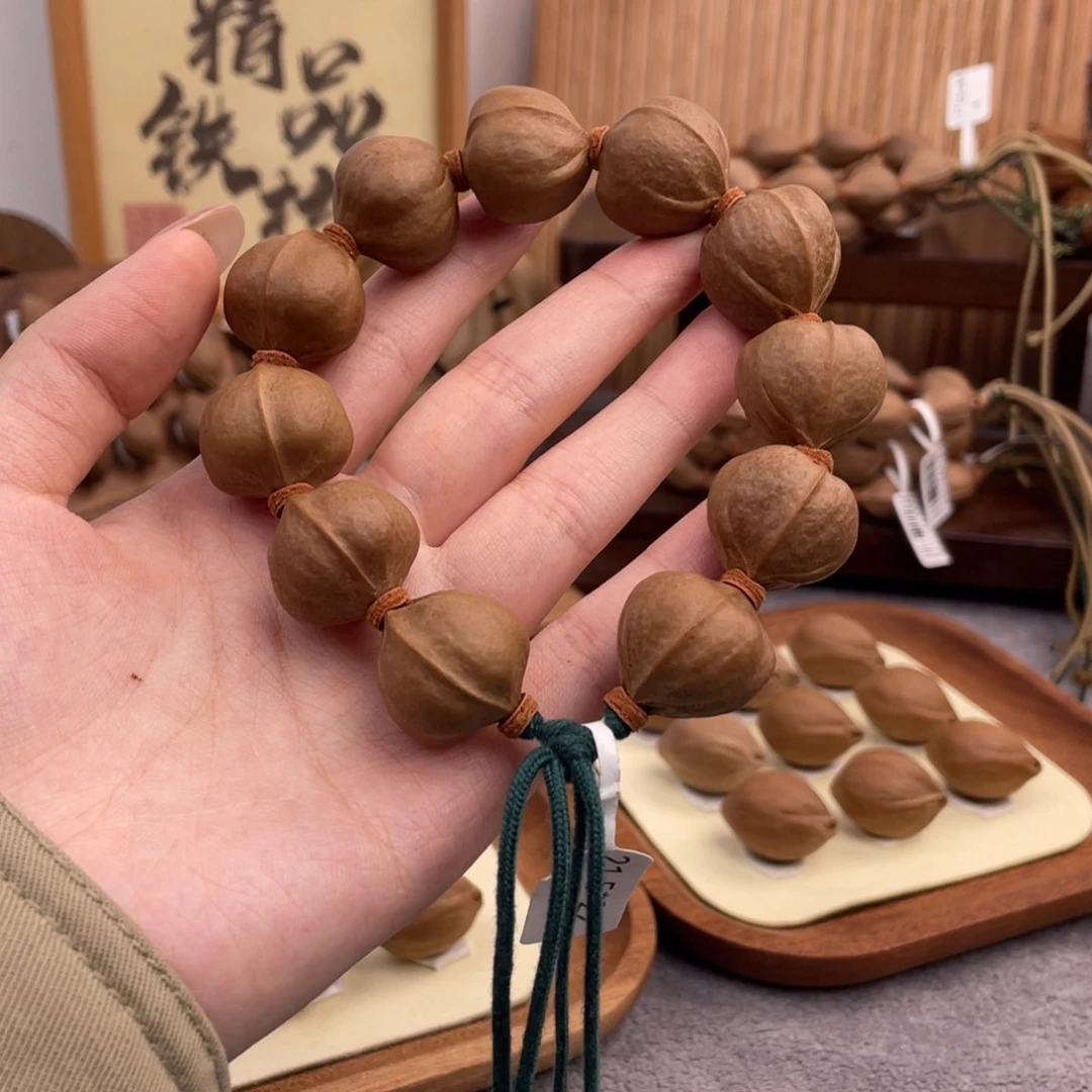 猴***李手串/手链橄榄核21.5 22梅林铁核