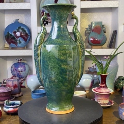 瓷片禹州神后钧瓷原产地~