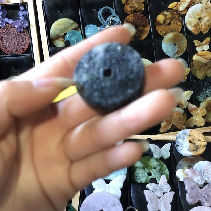 岫玉未镶嵌岫玉耳环