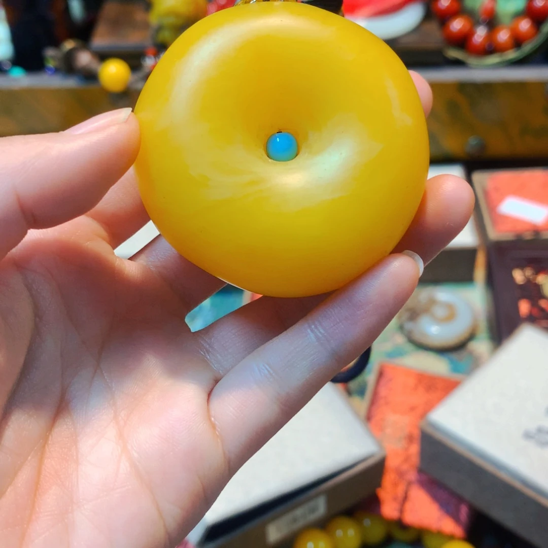 蜜蜡颈饰未镶嵌噢噢哦噢哦噢哦噢耶