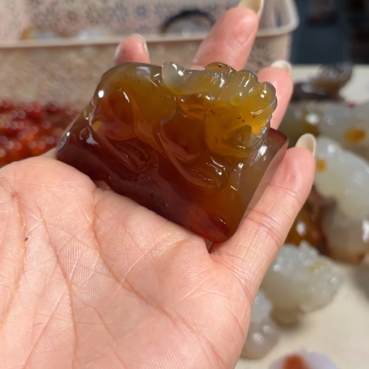 玛瑙/玉髓未镶嵌吊坠(不含链)