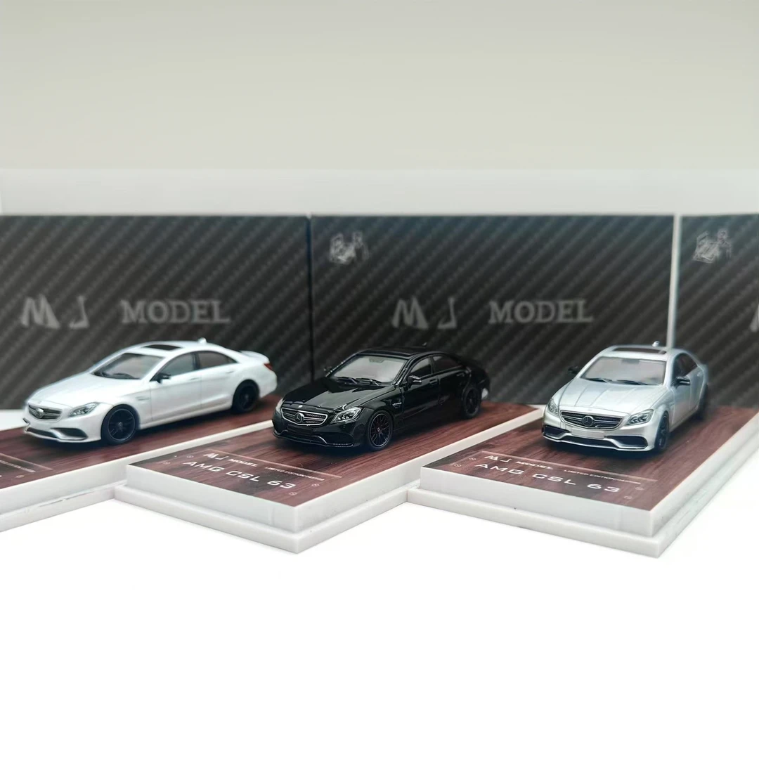 MJ 1:64 奔驰 amg cls63 恶魔之眼轿车版 合金汽车模型