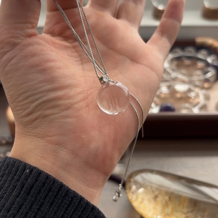 未镶嵌手链水晶白水晶